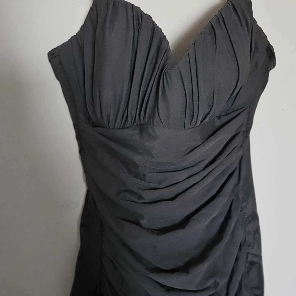 Magicsuit Dark Grey Ruched 1 Piece Swimsuit